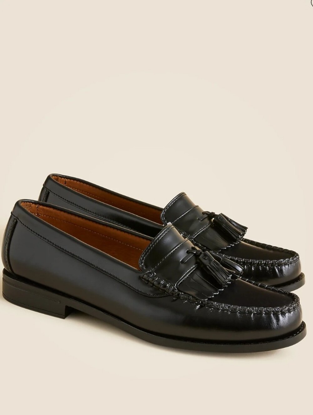 J. Crew Camden Kiktie Loafer - black